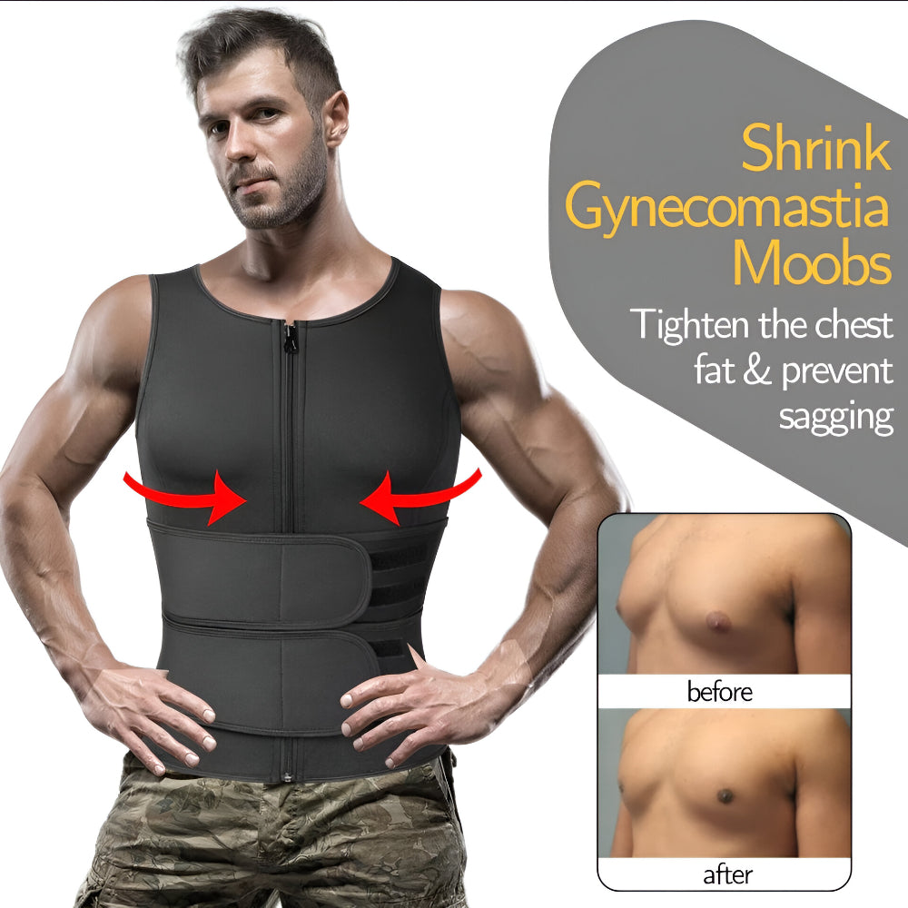 Gilet da Allenamento in Neoprene Regolabile per Fitness e Corpo