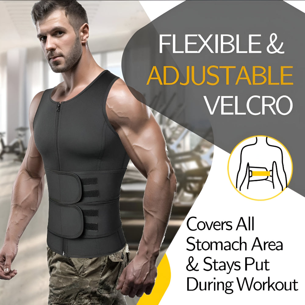 Gilet da Allenamento in Neoprene Regolabile per Fitness e Corpo