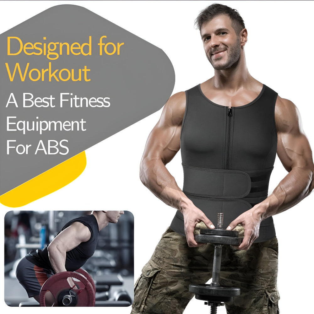 Gilet da Allenamento in Neoprene Regolabile per Fitness e Corpo