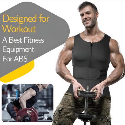 Gilet da Allenamento in Neoprene Regolabile per Fitness e Corpo