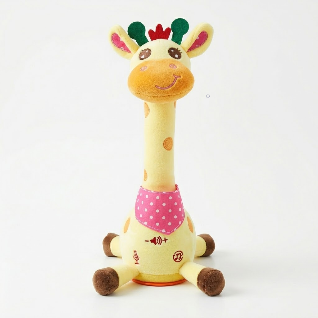 Plüschspielzeug Interaktive Singende Giraffe Kinder Musikalischer Begleiter