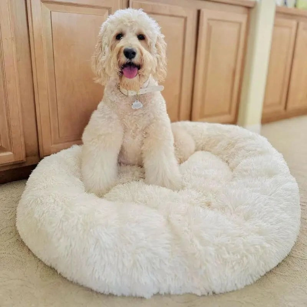 Anxiety Relieving Plush Dog Bed Calming Comfort - Image 4