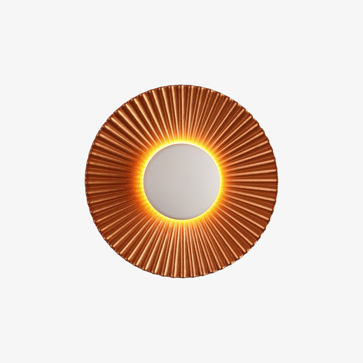 Hasna SunRay Wandleuchte | Modernes metallisches Sonnen-Design