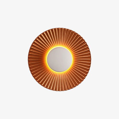 Hasna SunRay Wandleuchte | Modernes metallisches Sonnen-Design