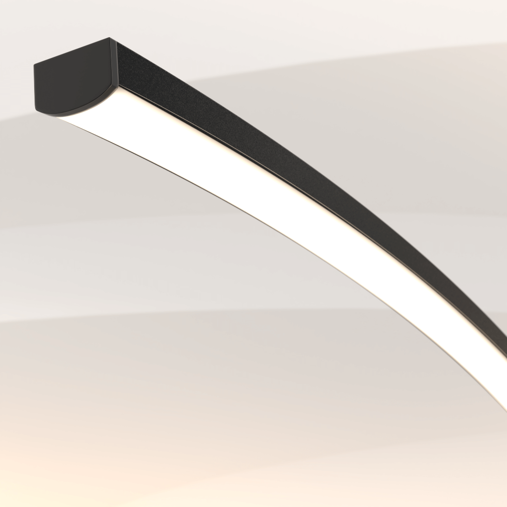 Arc Floor Lamp Modern LED Adjustable Reading Light - Image 7