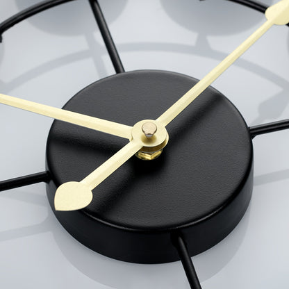 Orologio da Parete in Metallo Colorato | Design Retrò in Ferro
