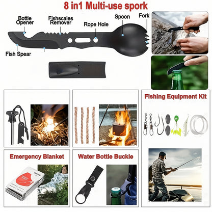 Rucsac Supraviețuire Tactic Outdoor Multi Tool Trusă Prim Ajutor