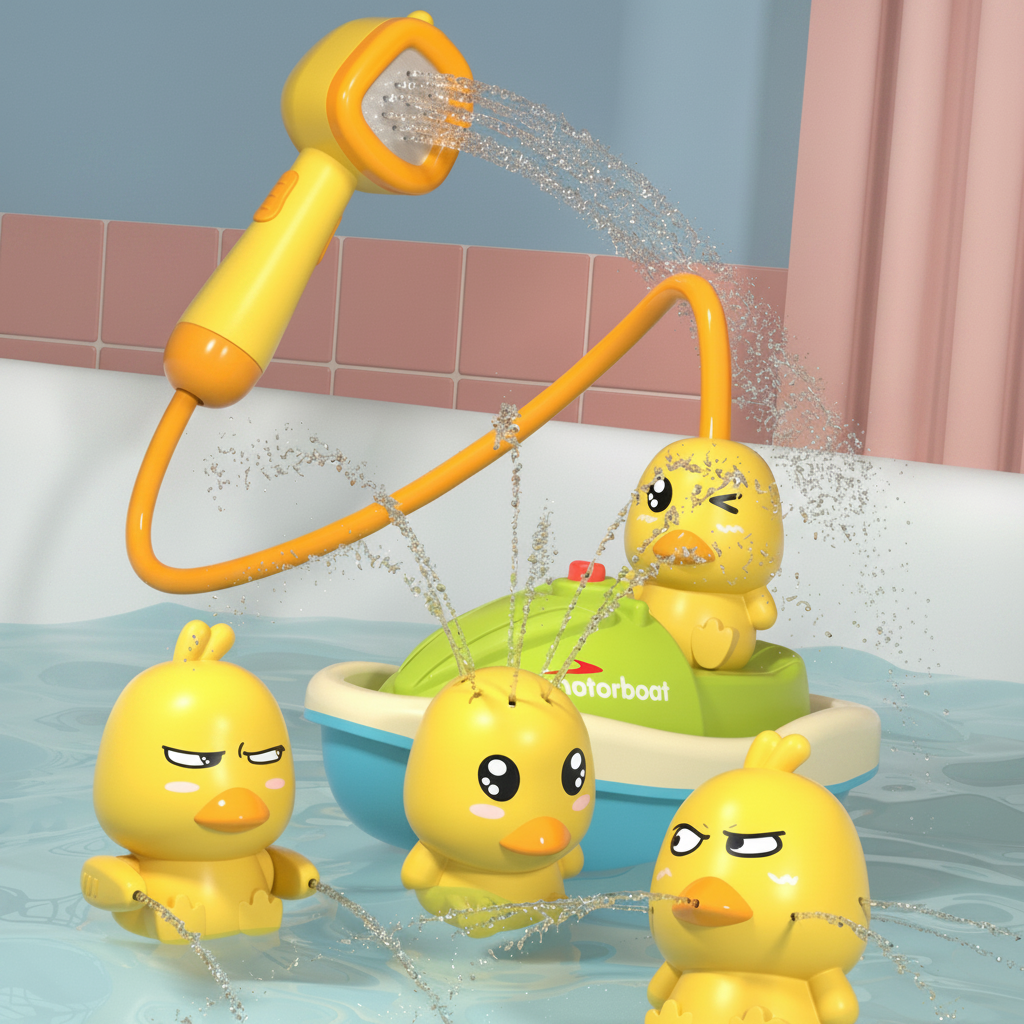 Bath Water Toys Interactive Playset Fun Infants - Image 2