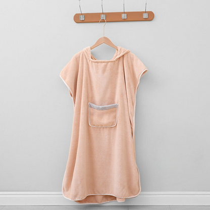 Bathrobe Poncho Hooded Pocket Design - Image 7