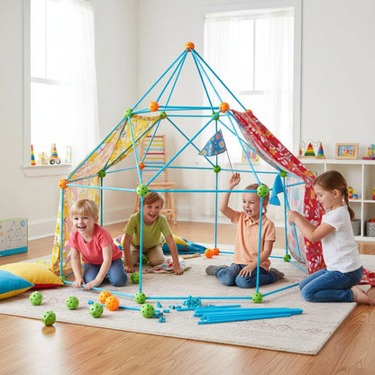 Building Tent Kit Creative Construction Set Imaginative Play - Image 2