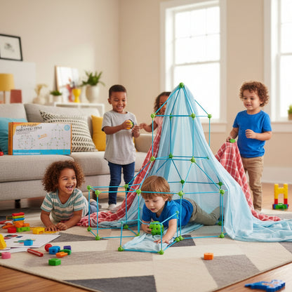 Building Tent Kit Creative Construction Set Imaginative Play - Image 4
