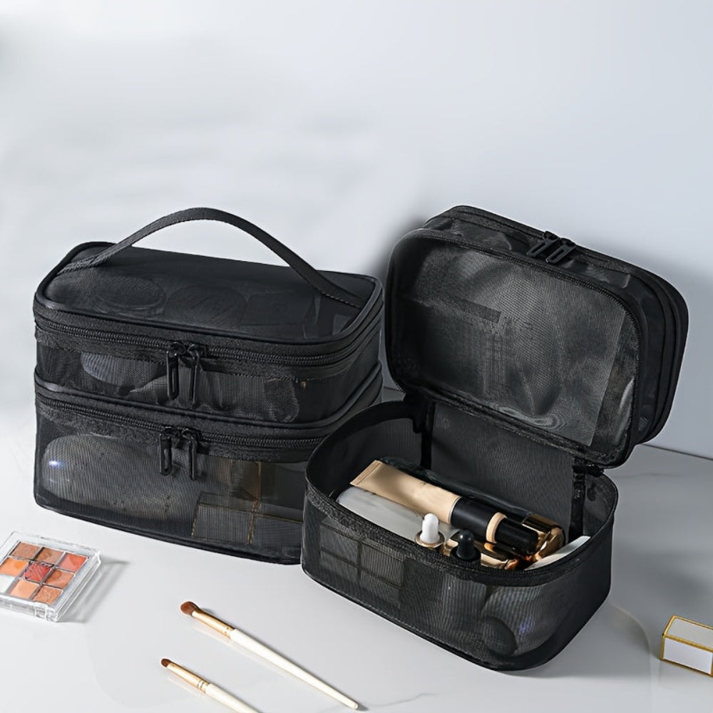 Borsa Trucco Organizer Cosmetici da Viaggio Custodia Portaoggetti Festa della Mamma