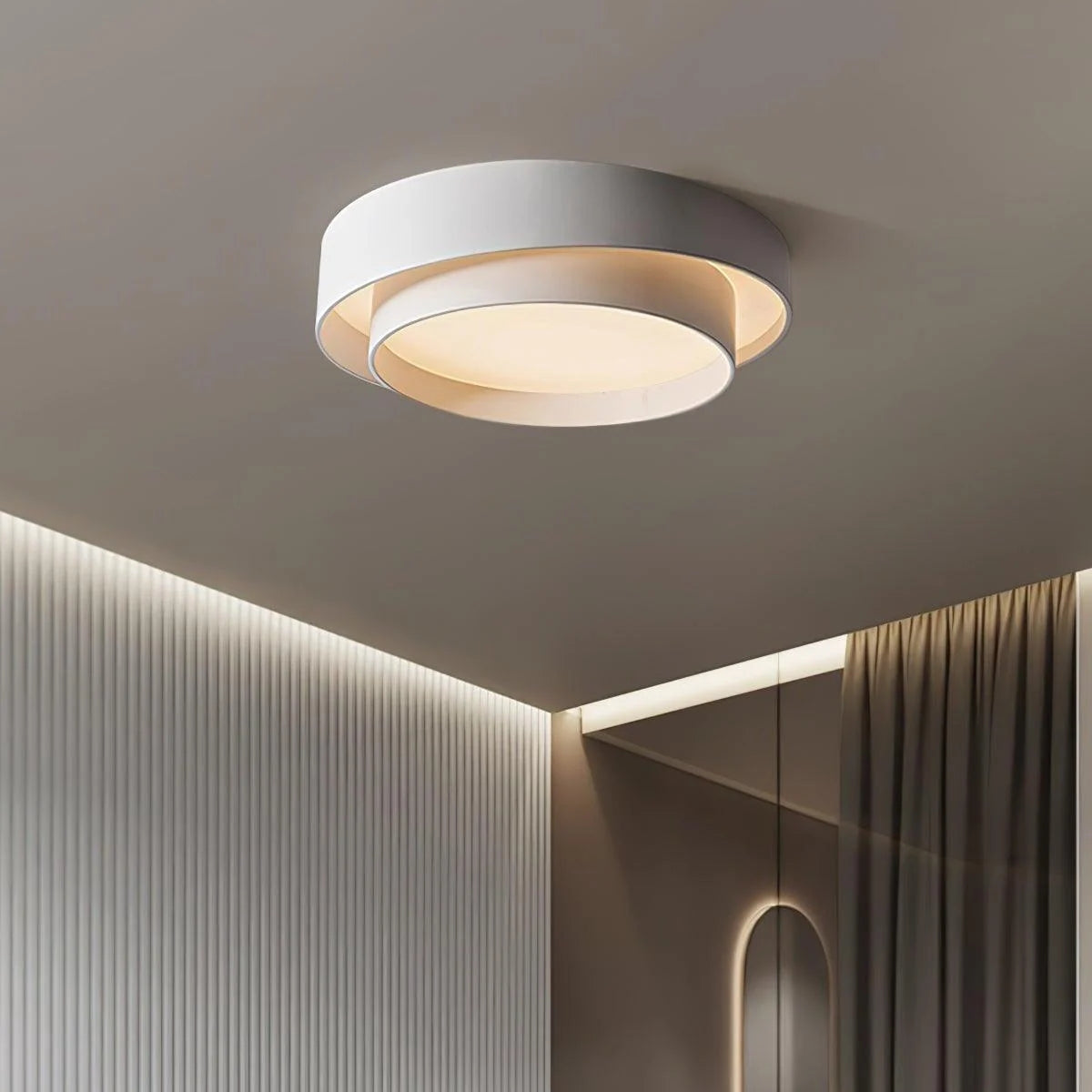 Nordische runde LED-Deckenleuchte | Modernes minimalistisches Design