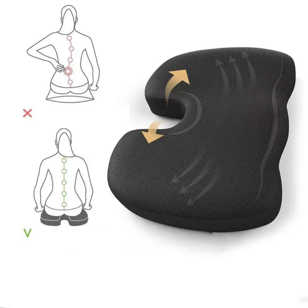 Car Seat Cushion Office Chair Cushion Memory Foam Support - Image 3