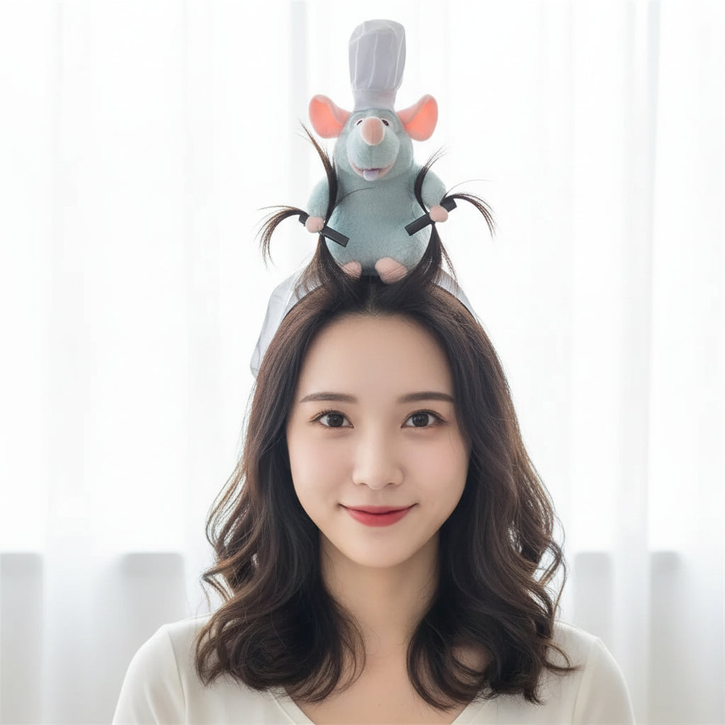 Cartoon Plush Headband Toy Cosplay Playful Anime Hair Accessories - Image 3