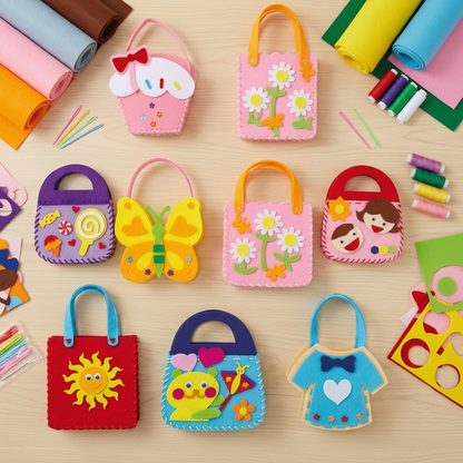 Children Sewing Kit Craft Creative Activity Set - Image 5