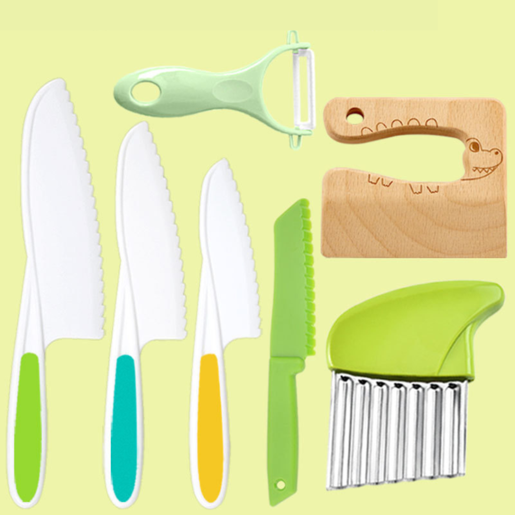 Children's Kitchen Set Play Safe Cutting Tools - Image 6