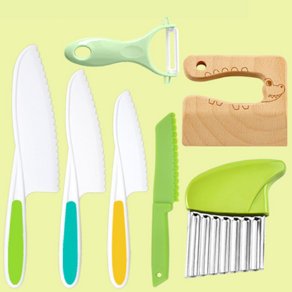 Children's Kitchen Set Play Safe Cutting Tools - Image 6