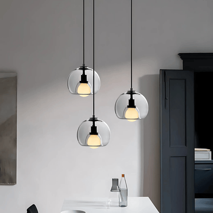 Lámpara Colgante de Vidrio Clyde | Elegancia Moderna Soplada a Mano