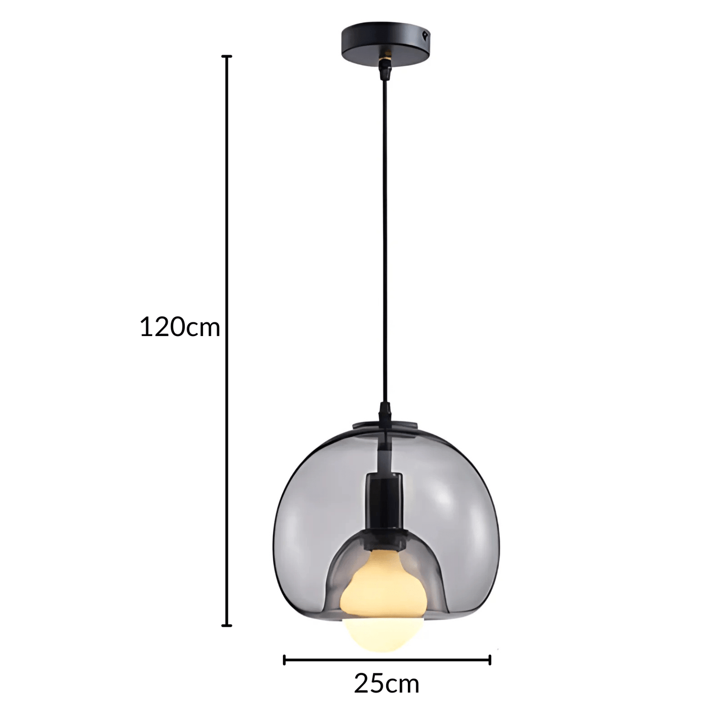 Lámpara Colgante de Vidrio Clyde | Elegancia Moderna Soplada a Mano