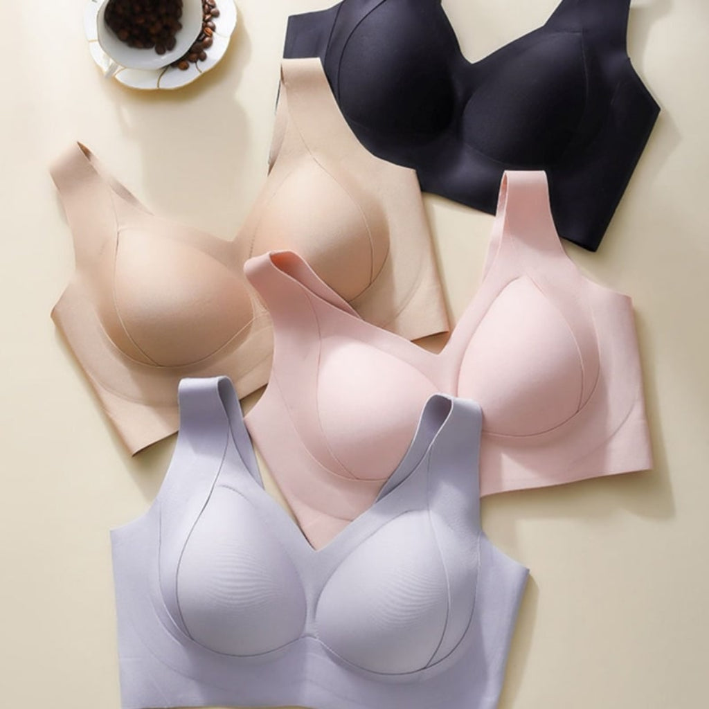 Comfortable Seamless Wire-Free Bra Supportive Fit - Image 10