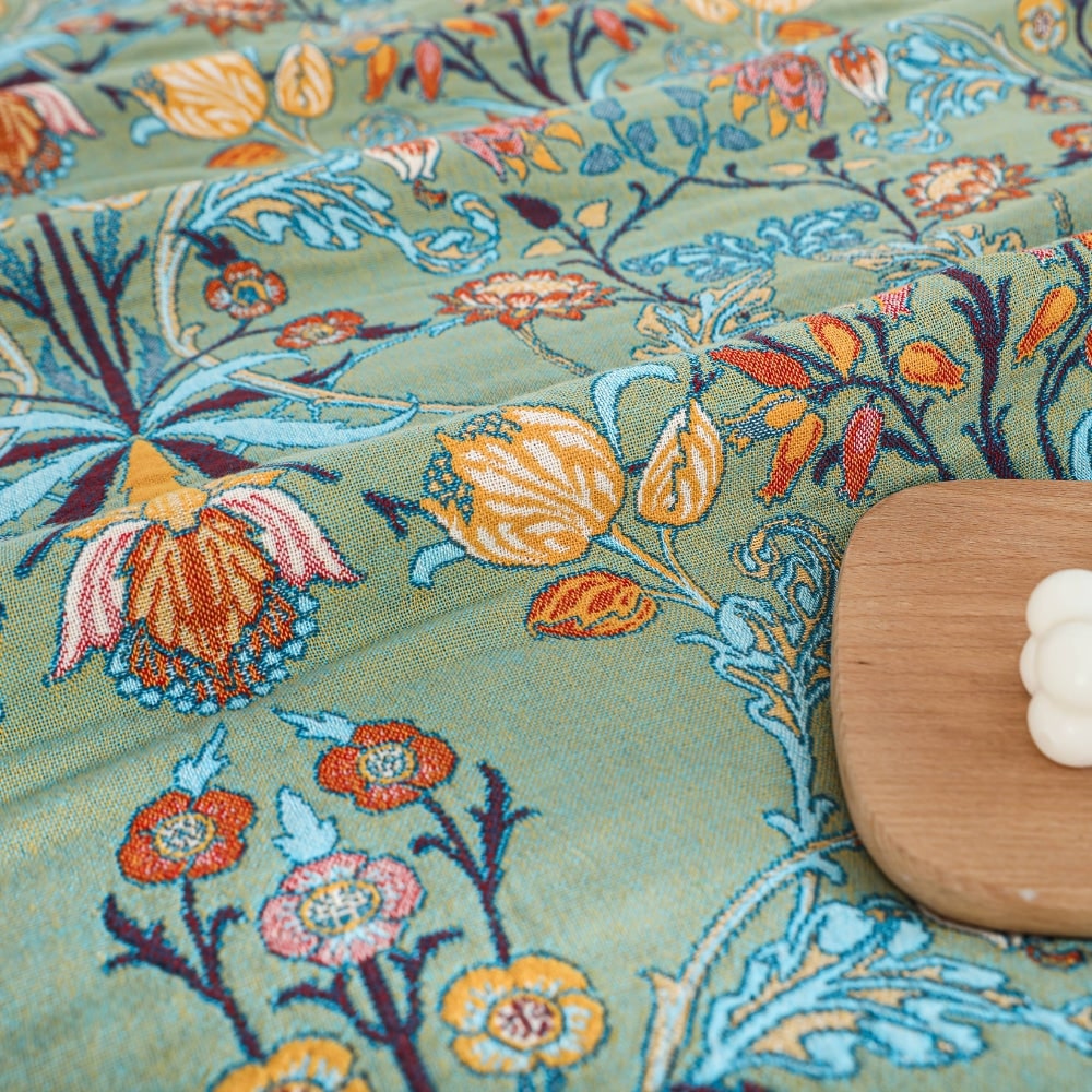 Cotton Blanket Reversible Throw Soft Woven Quilt - Image 3