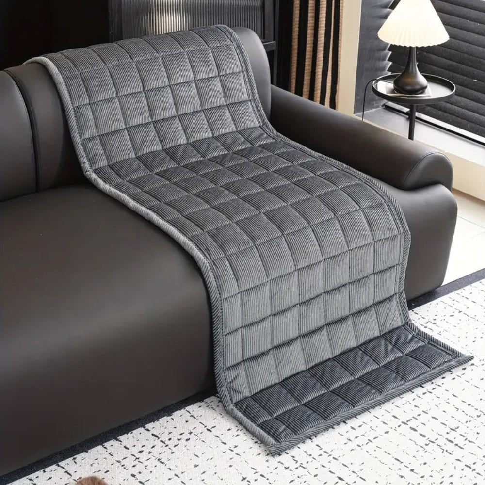 Couch Cover Sofa Cover Quilted Design Furniture Protector - Image 8