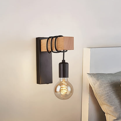 Moderne Industriel Væglampe | E27 Fatning & Metalfinish