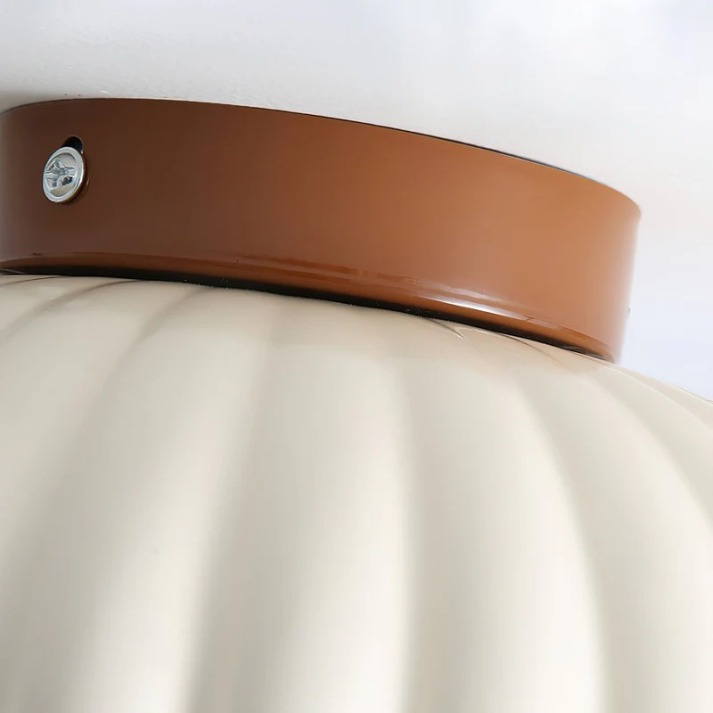 Lampada da soffitto per corridoio in ferro | Plafoniera moderna in vetro e metallo