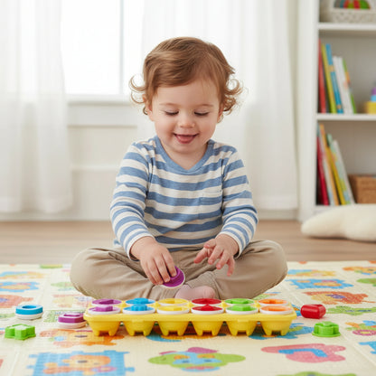 Educational Toy Toddlers Learning Shapes Interactive Play - Image 3