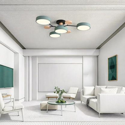 Energy Efficient Semi Flush Ceiling Light LED Chandelier - Image 18