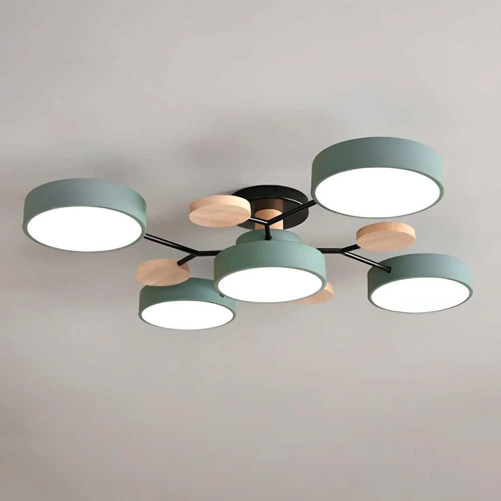 Energy Efficient Semi Flush Ceiling Light LED Chandelier - Image 23