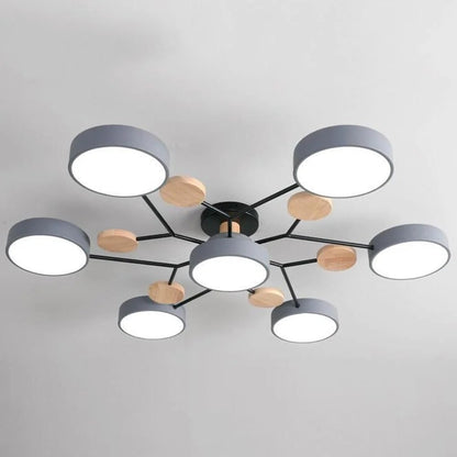Energy Efficient Semi Flush Ceiling Light LED Chandelier - Image 34