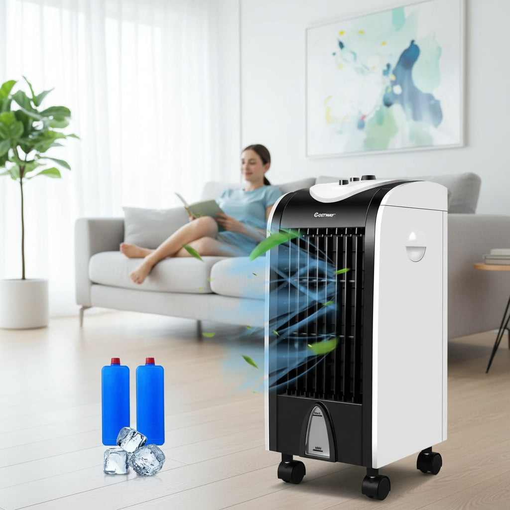 Evaporative Portable Swamp Cooler Compact Refillable - Image 1