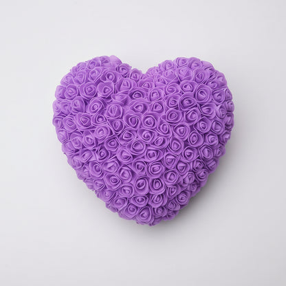 Rose Heart Mothers Day Gift Artificial Flower Table Decoration