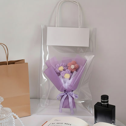 Buchet de flori Cadou de Ziua Mamei Stil Handmade Mini Ambalat Decorațiune