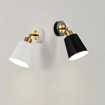 Luz de Aplique de Parede em Metal Moderno | Candeeiro Ajustável para Quarto e Sala