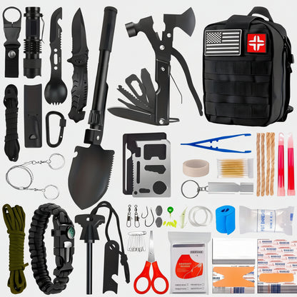 Rucsac Supraviețuire Tactic Outdoor Multi Tool Trusă Prim Ajutor