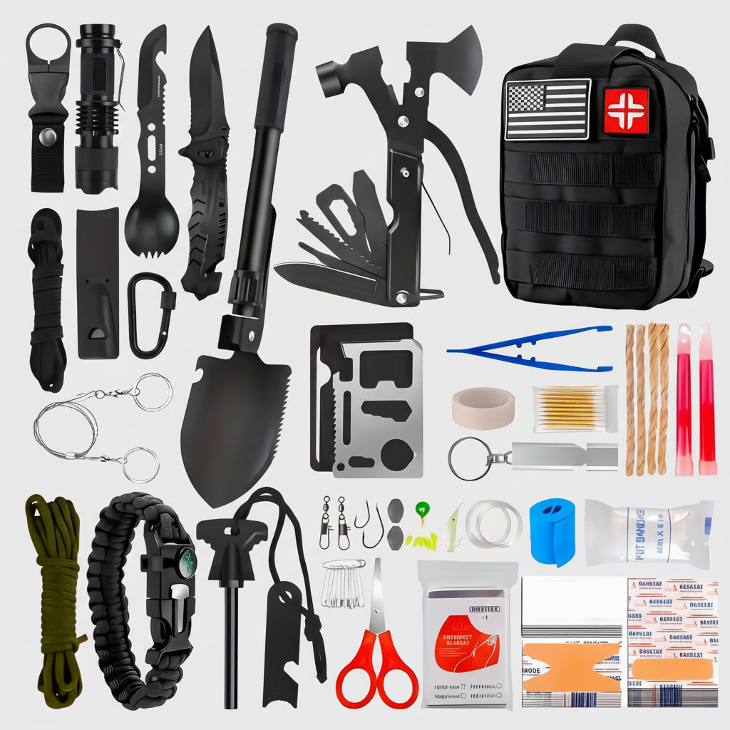 Rucsac Supraviețuire Tactic Outdoor Multi Tool Trusă Prim Ajutor
