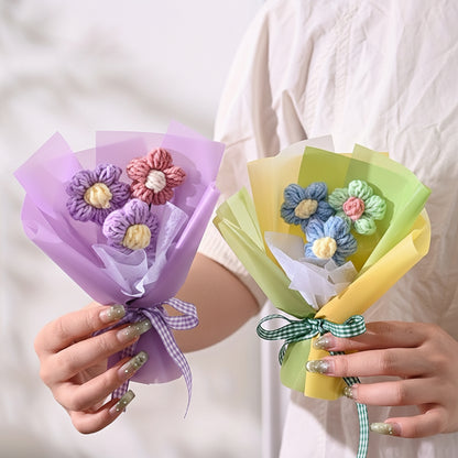 Mothers Day Gift Bouquet Handmade Flower Mini Fabric Bouquet