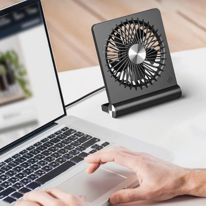 Fan Cooling Box Portable USB Compact Foldable Desktop Clip - Image 2