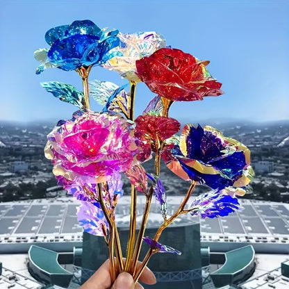 Ramo de Flores Regalo para el Día de la Madre Rosa Artificial Decoración de Mesa