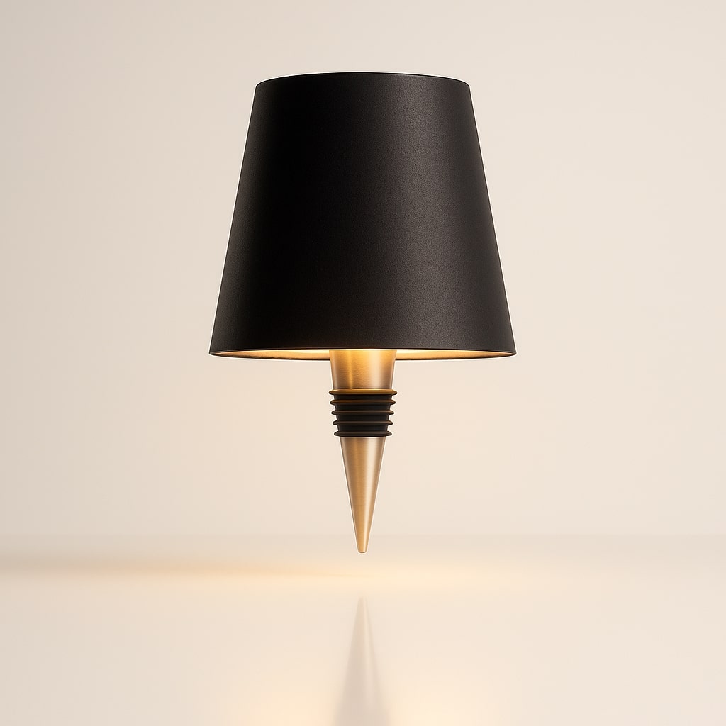Genopladelig Flaske Lampe Justerbar Lys Kilde Hjemmet