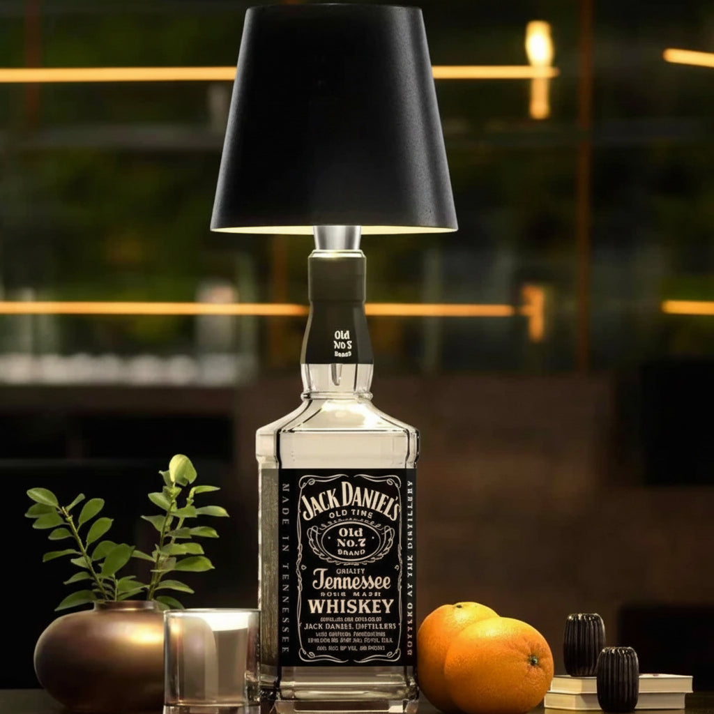 Genopladelig Flaske Lampe Justerbar Lys Kilde Hjemmet