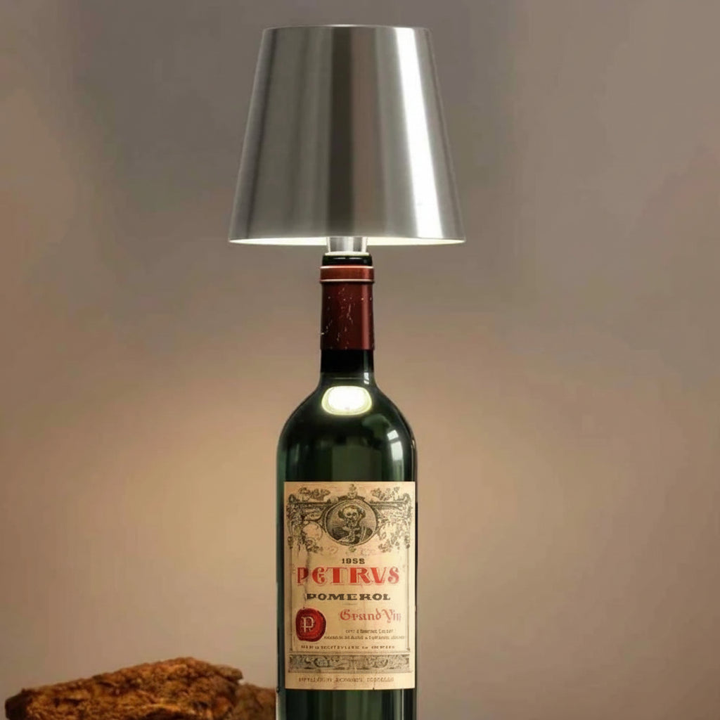 Genopladelig Flaske Lampe Justerbar Lys Kilde Hjemmet