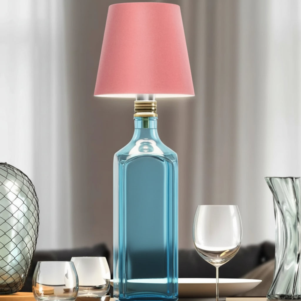 Genopladelig Flaske Lampe Justerbar Lys Kilde Hjemmet