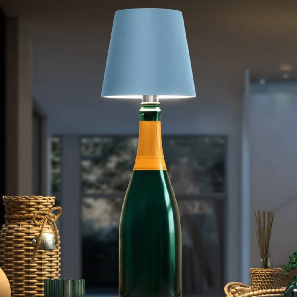 Genopladelig Flaske Lampe Justerbar Lys Kilde Hjemmet
