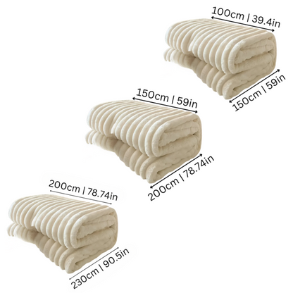 Fleece Throw Blanket Soft Cozy Plush Faux Fur - Image 2