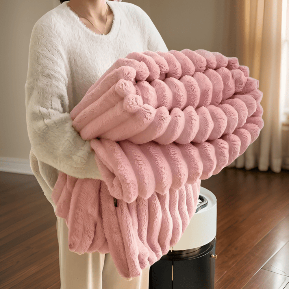 Fleece Throw Blanket Soft Cozy Plush Large Drape - Image 12
