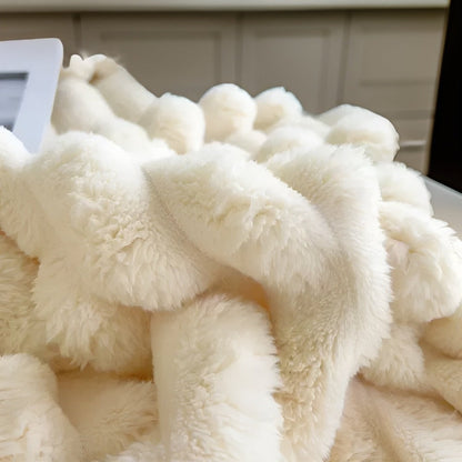 Fleece Throw Blanket Soft Cozy Plush Large Drape - Image 2